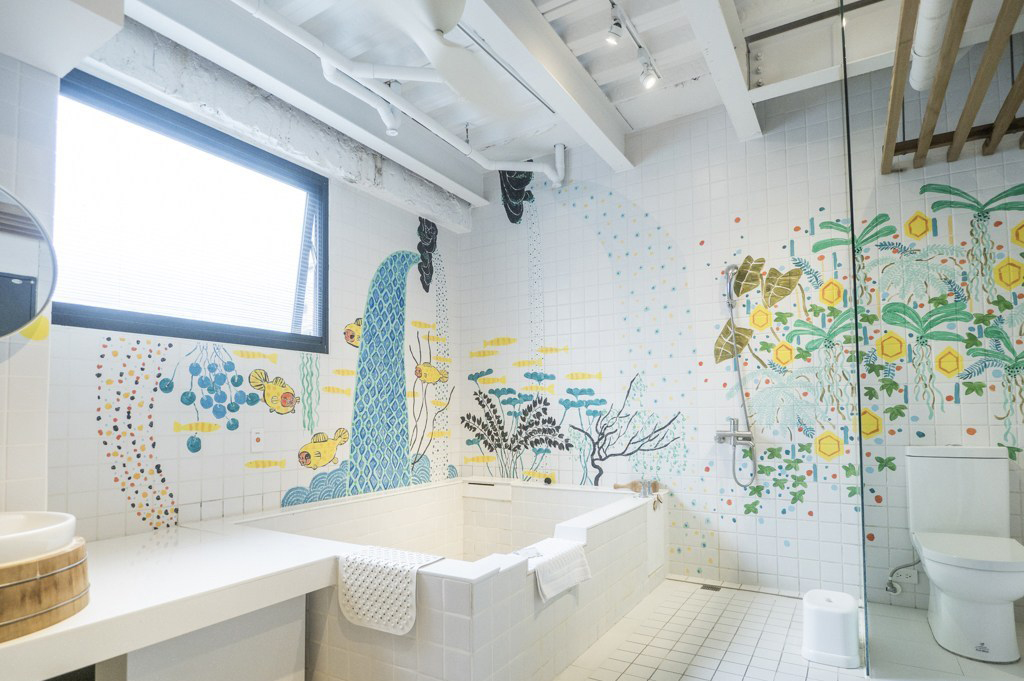 現代小型清新澡堂裝修設計-第5張圖片-上海古都建筑設計集團