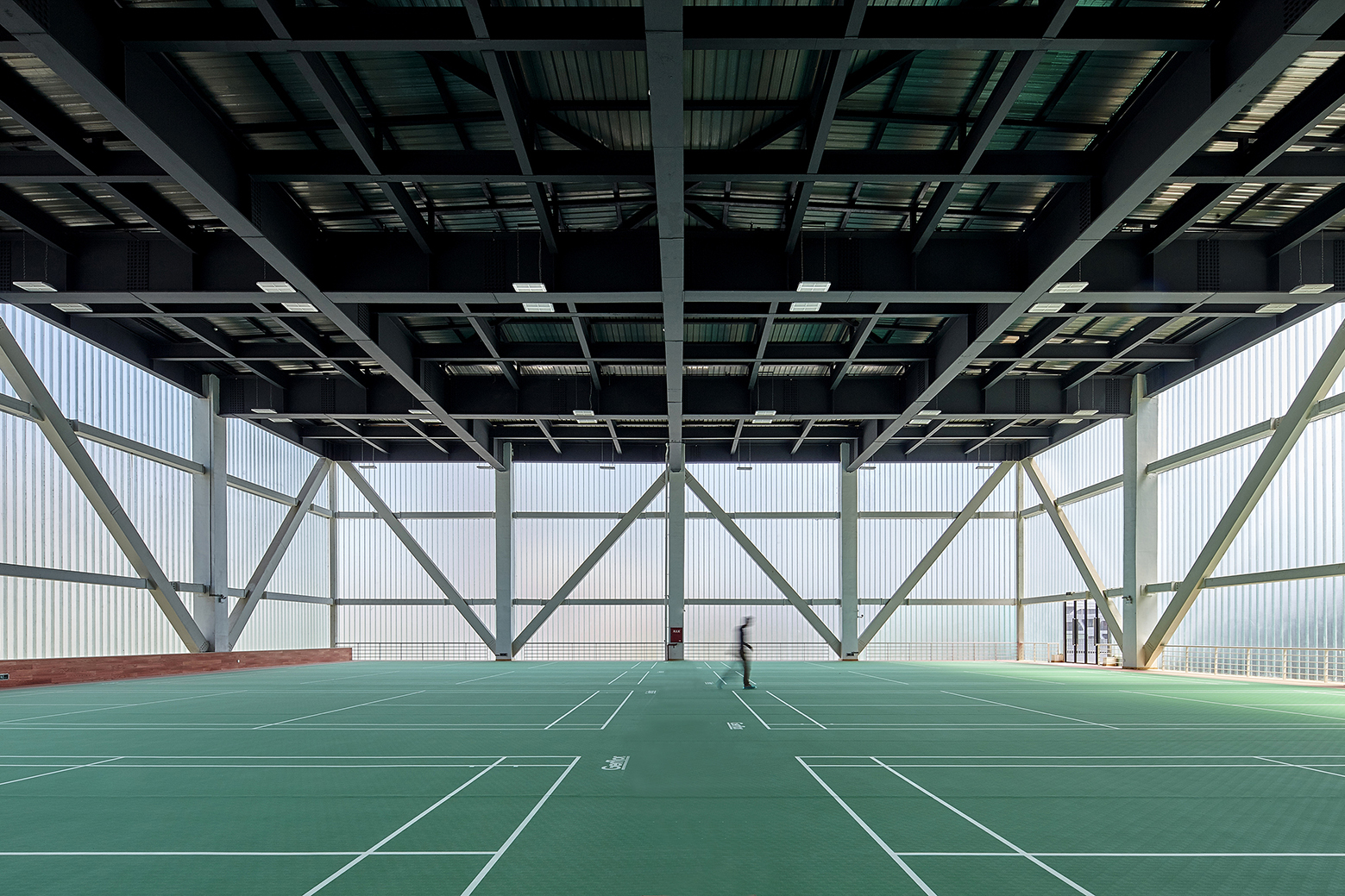 室內小型簡約羽毛球館裝修設計-第4張圖片-上海古都建筑設計集團