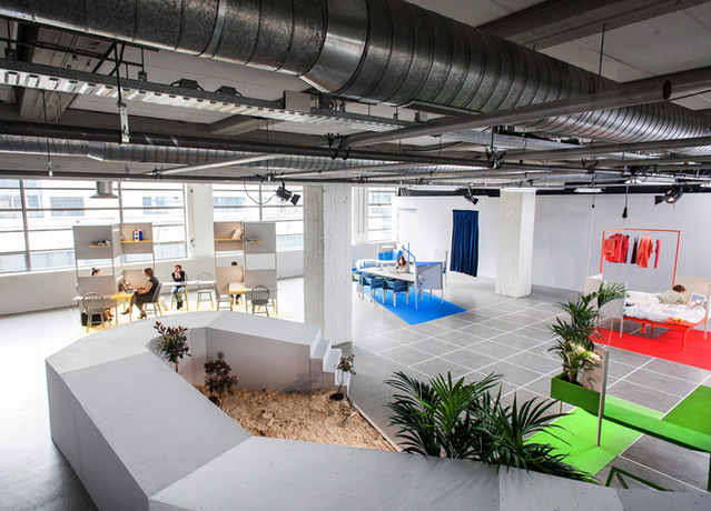 大型簡約工業風辦公室裝修設計-第2張圖片-上海古都建筑設計集團