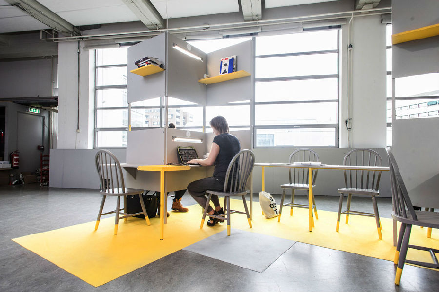 大型簡約工業風辦公室裝修設計-第12張圖片-上海古都建筑設計集團