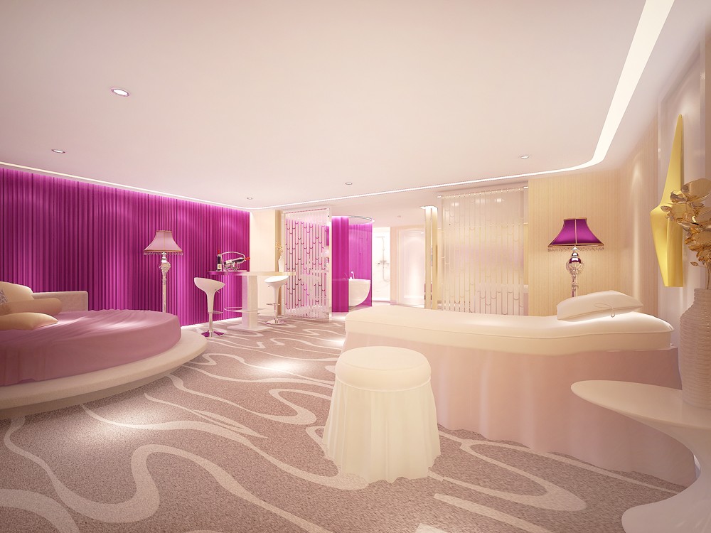 現代時尚風格美容院裝修設計-第2張圖片-上海古都建筑設計集團