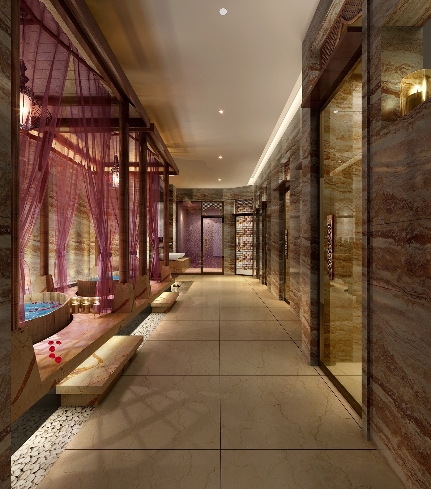 東南亞風格澡堂裝修設計-第2張圖片-上海古都建筑設計集團