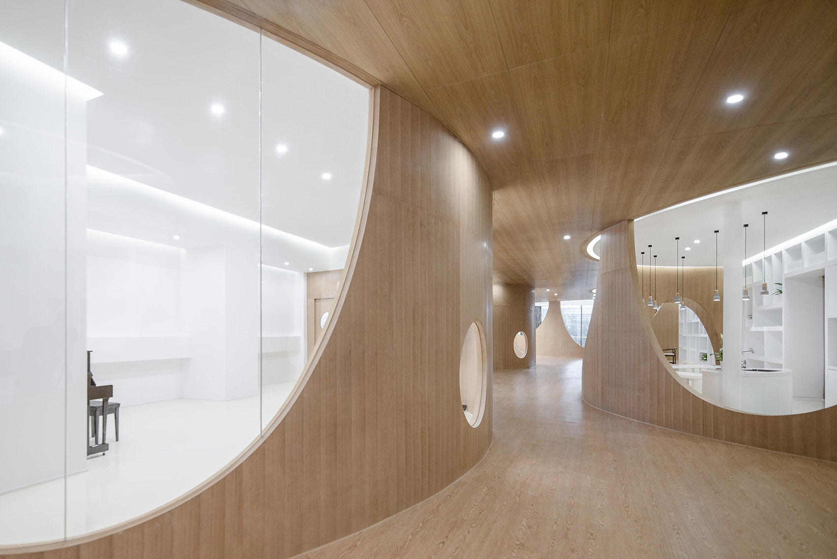 時尚簡約兒童教育機構裝修設計-第1張圖片-上海古都建筑設計集團