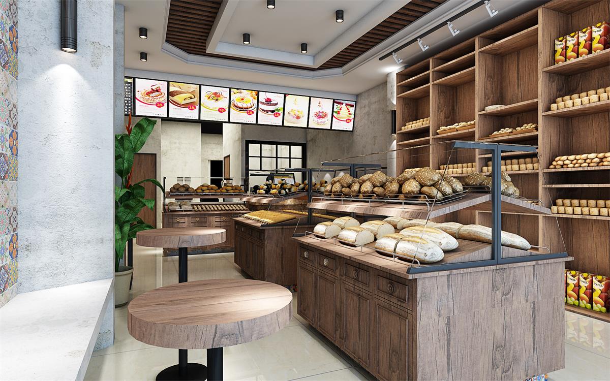 西式精品面包店裝修設(shè)計-第2張圖片-上海古都建筑設(shè)計集團