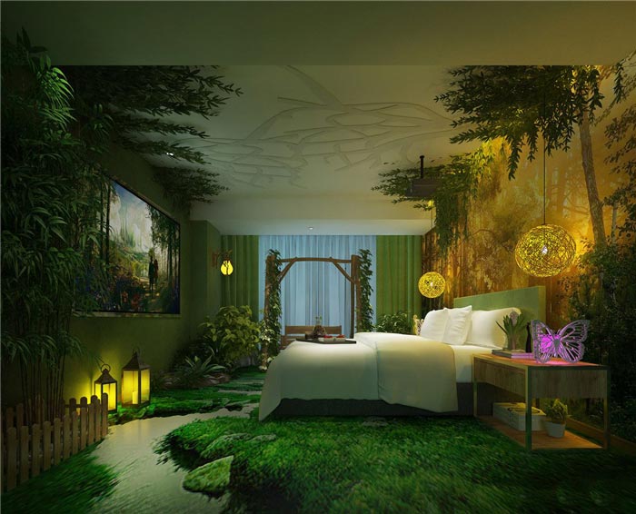 個性情侶主題酒店裝修設計-第1張圖片-上海古都建筑設計集團