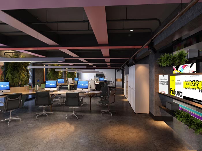 嘉定區廠房辦公室裝修設計-第1張圖片-上海古都建筑設計集團