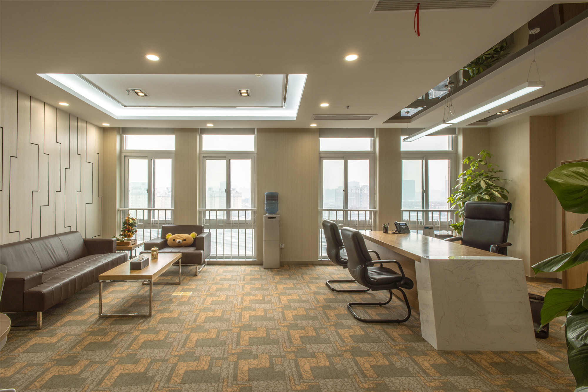 簡約流暢風格寫字樓裝修設計-第4張圖片-上海古都建筑設計集團