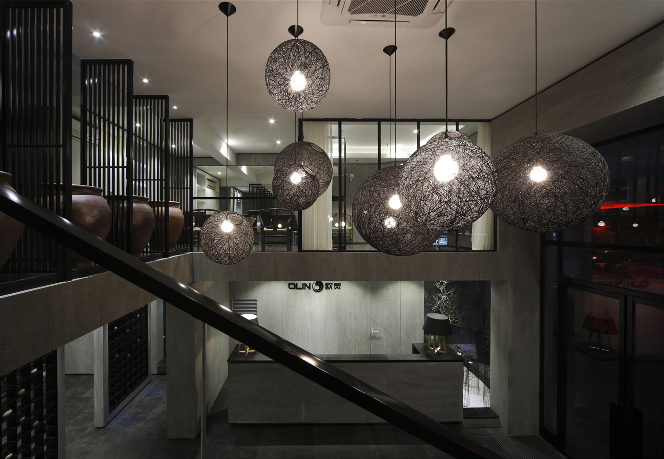 復式風格理發店裝修設計-第3張圖片-上海古都建筑設計集團