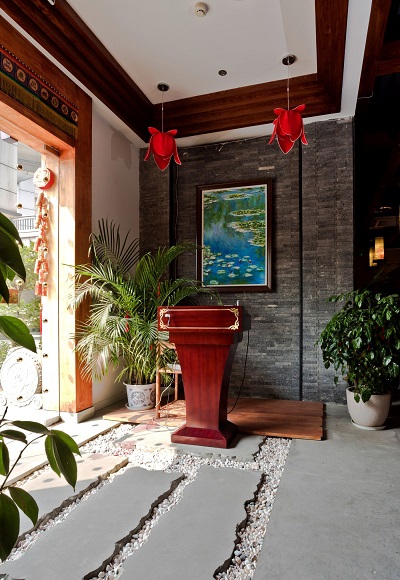 300平米中式茶樓裝修設(shè)計效果-第5張圖片-上海古都建筑設(shè)計集團