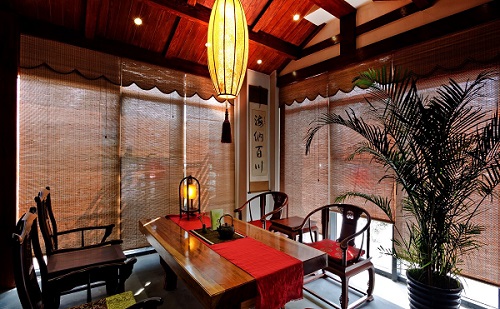 300平米中式茶樓裝修設(shè)計效果-第3張圖片-上海古都建筑設(shè)計集團