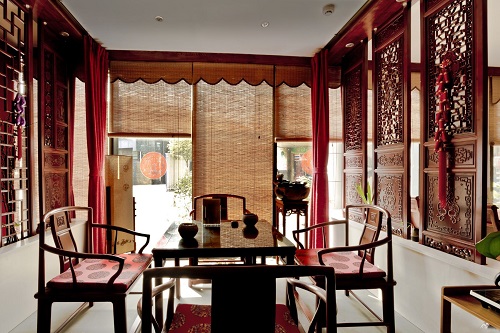 300平米中式茶樓裝修設(shè)計效果-第6張圖片-上海古都建筑設(shè)計集團