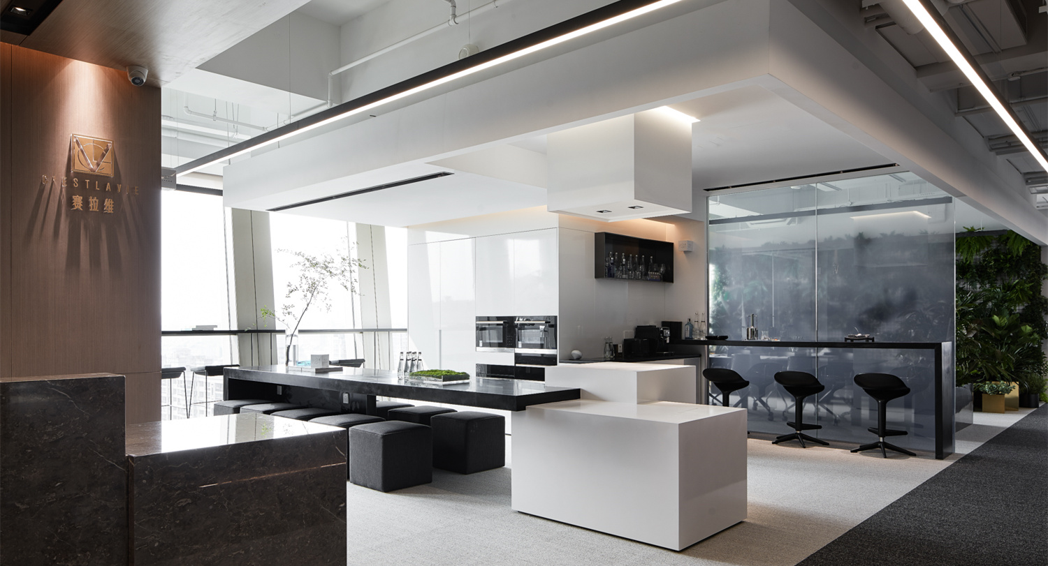 商務(wù)穩(wěn)重風(fēng)格辦公室裝修設(shè)計-第4張圖片-上海古都建筑設(shè)計集團