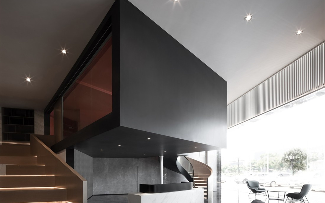 工業建筑風格辦公室裝修設計效果圖-第2張圖片-上海古都建筑設計集團