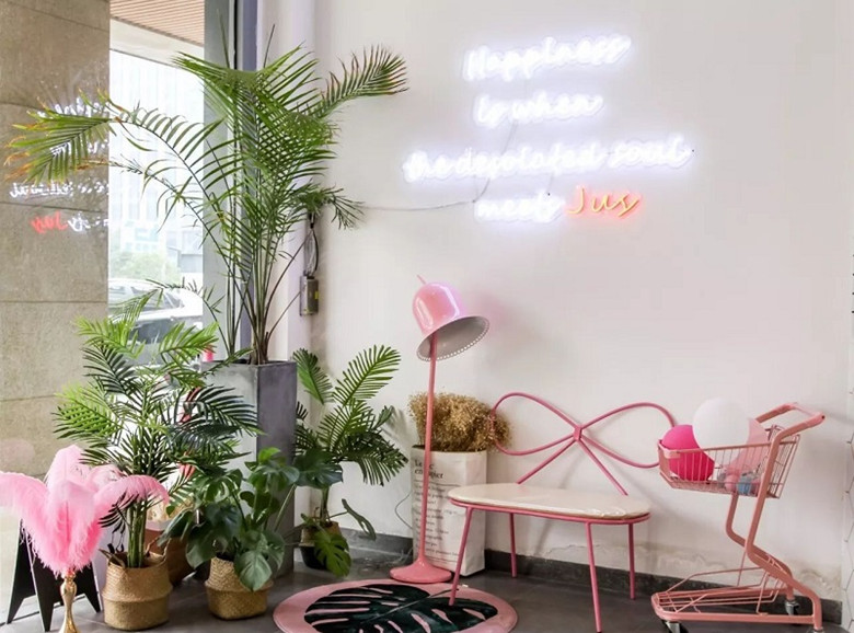 網紅餐飲店鋪裝修設計效果圖展示-第4張圖片-上海古都建筑設計集團