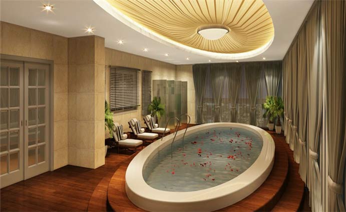 奉賢650平私人SPA養生會所中心裝修設計-第3張圖片-上海古都建筑設計集團