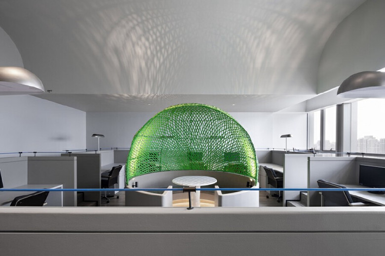 2100平創意風格辦公室設計效果展示-第1張圖片-上海古都建筑設計集團