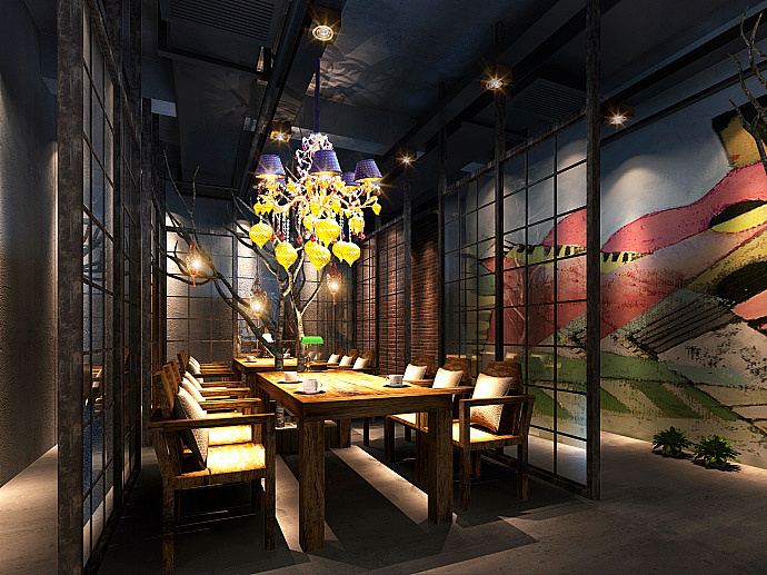 閔行咖啡廳設(shè)計裝潢效果展示-第2張圖片-上海古都建筑設(shè)計集團
