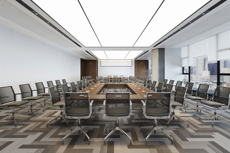 3000平現代化的設計元素辦公室裝潢效果-第2張圖片-上海古都建筑設計集團