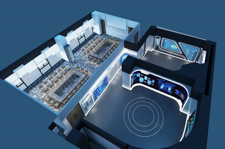 3000平現代化的設計元素辦公室裝潢效果-第3張圖片-上海古都建筑設計集團