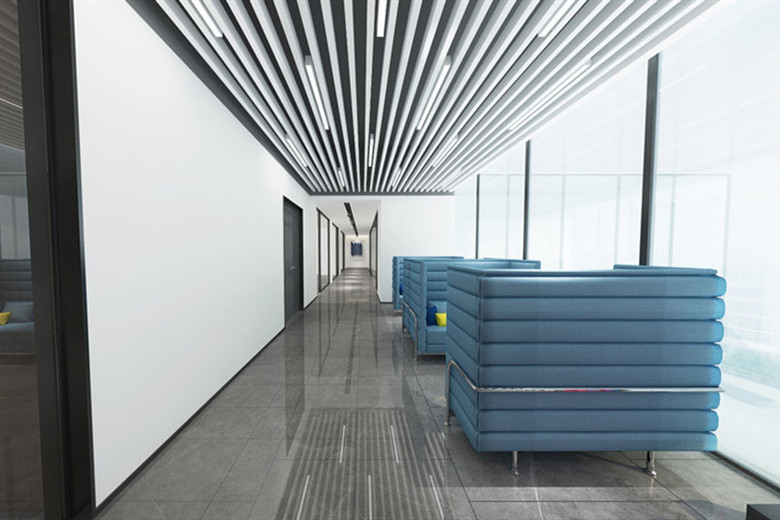 3000平現代化的設計元素辦公室裝潢效果-第4張圖片-上海古都建筑設計集團