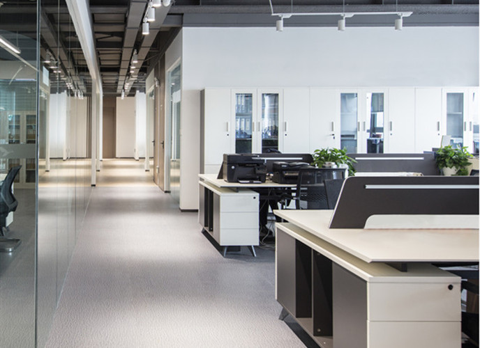 寶山1620平米現(xiàn)代簡約風(fēng)格辦公室裝修-第2張圖片-上海古都建筑設(shè)計集團