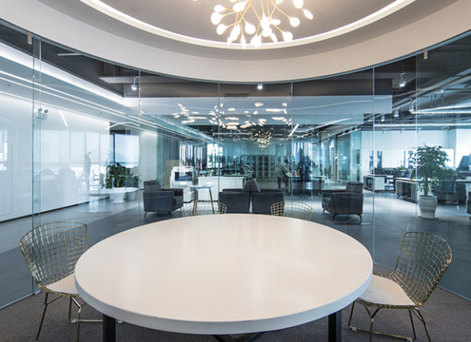 寶山1620平米現(xiàn)代簡約風(fēng)格辦公室裝修-第3張圖片-上海古都建筑設(shè)計集團