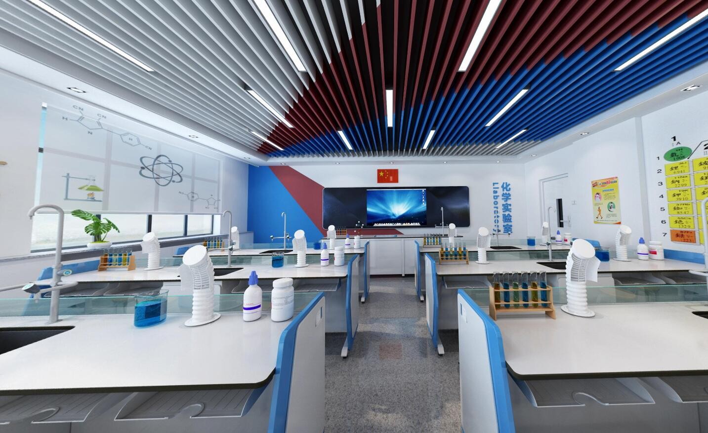 寶山1200平米制藥研發實驗室設計效果-第4張圖片-上海古都建筑設計集團