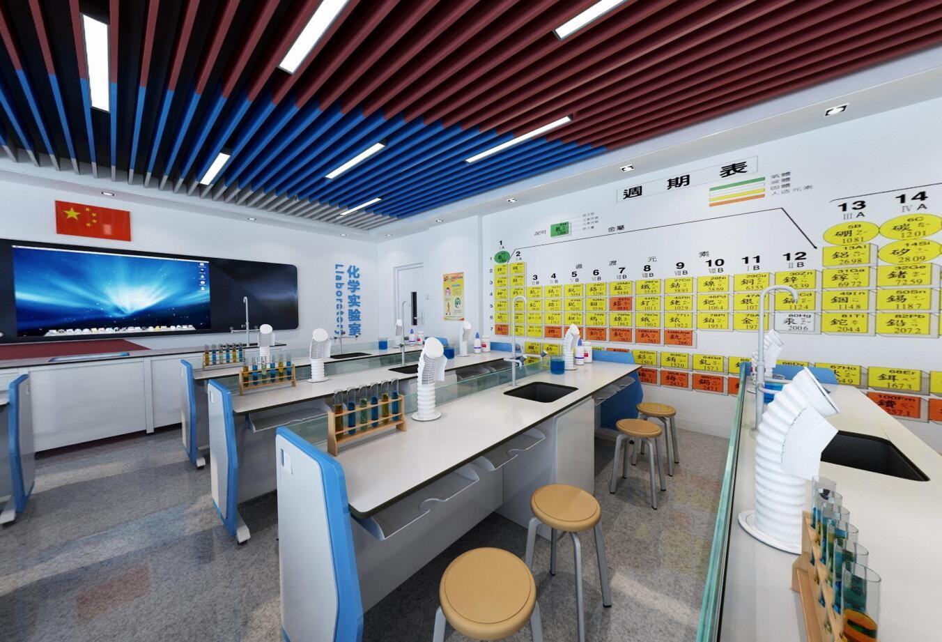 寶山1200平米制藥研發實驗室設計效果-第5張圖片-上海古都建筑設計集團