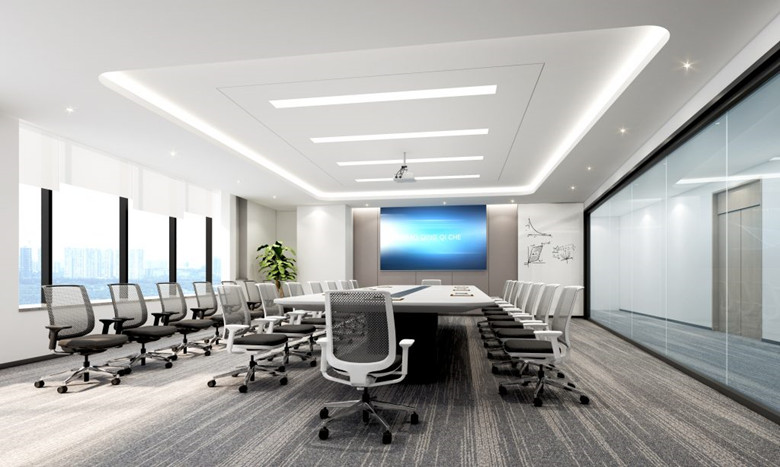 4000平辦公室設計布局效果-第3張圖片-上海古都建筑設計集團