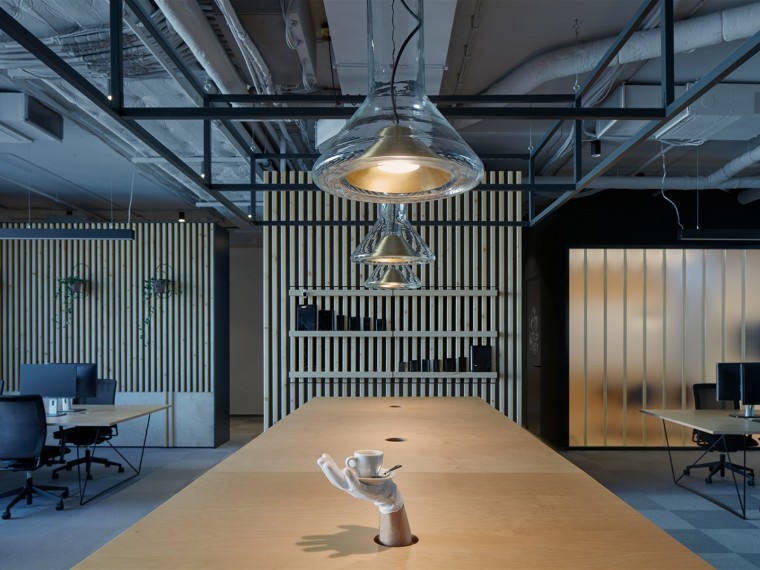 500平米程序開發公司辦公空間裝修設計圖-第1張圖片-上海古都建筑設計集團