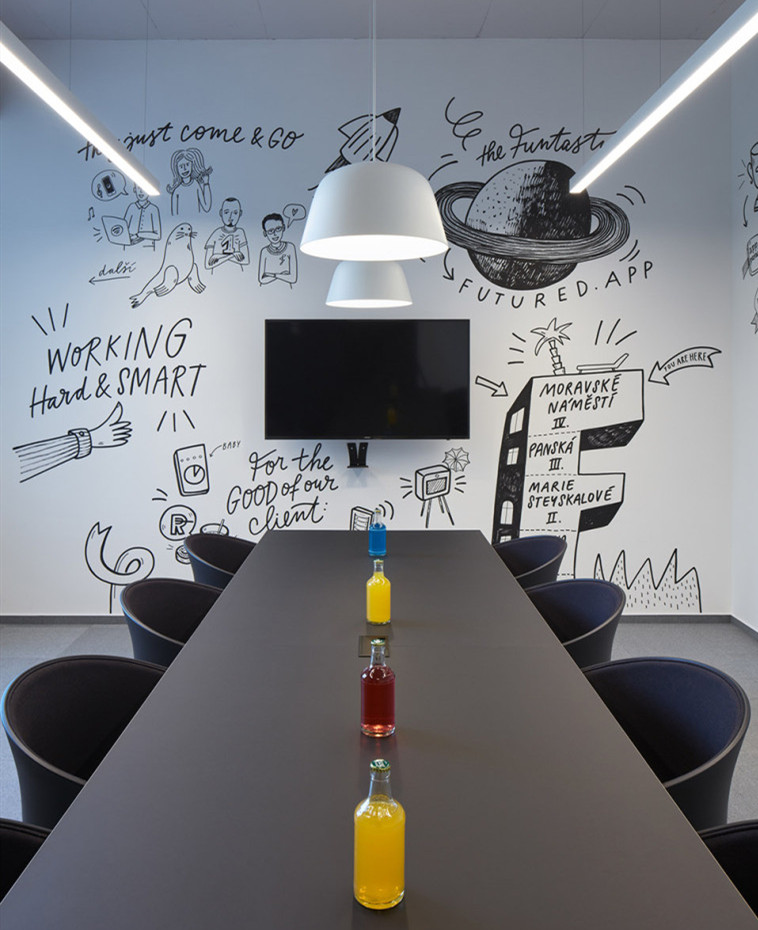 500平米程序開發公司辦公空間裝修設計圖-第4張圖片-上海古都建筑設計集團