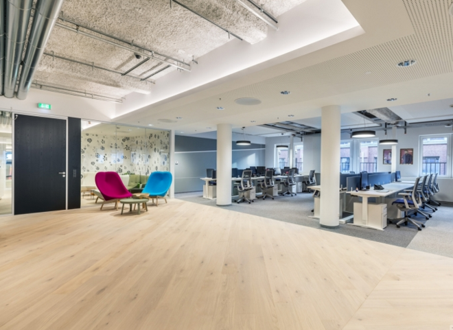 1400平米傳媒公司辦公空間設(shè)計(jì)圖-第1張圖片-上海古都建筑設(shè)計(jì)集團(tuán)