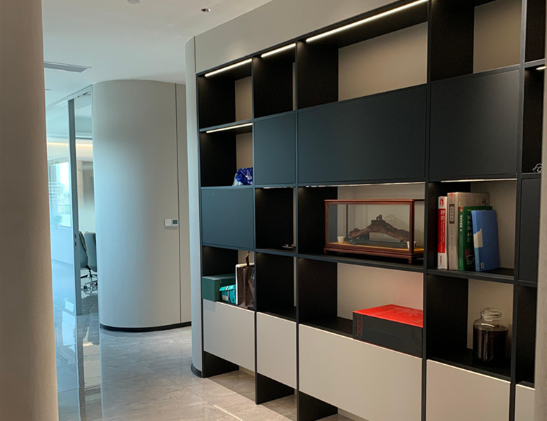 600㎡新中式辦公室設(shè)計裝修實景圖-第3張圖片-上海古都建筑設(shè)計集團