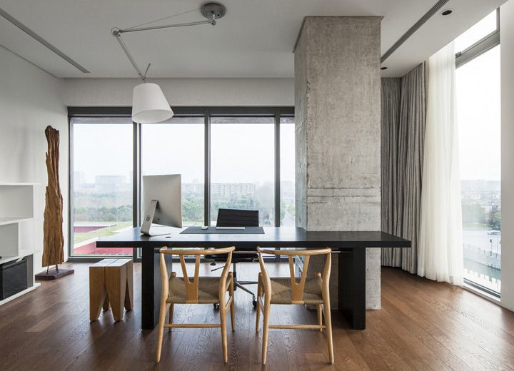 辦公設計簡潔現代辦公室裝修效果-第3張圖片-上海古都建筑設計集團