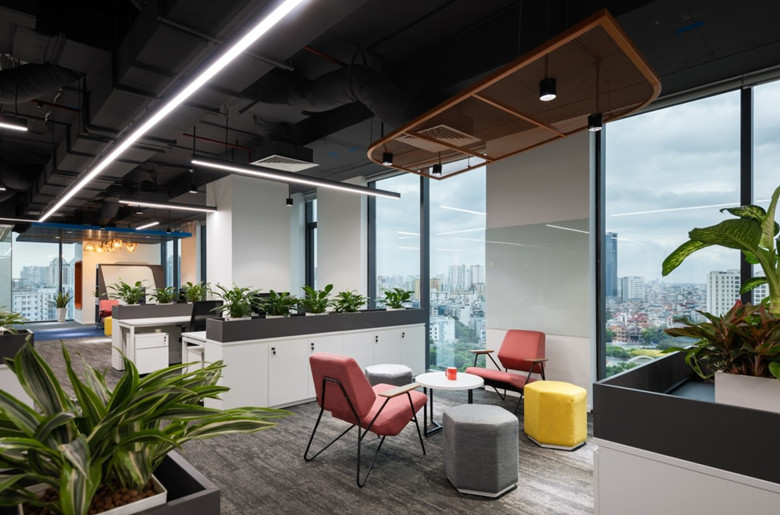 8000平網絡科技公司辦公室設計布局方案-辦公室裝修設計效果圖-第1張圖片-上海古都建筑設計集團