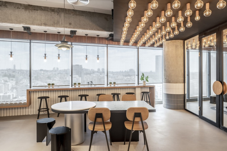 金融科技公司辦公室設計裝潢效果-辦公室裝修設計效果圖-第4張圖片-上海古都建筑設計集團