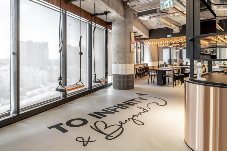 金融科技公司辦公室設計裝潢效果-辦公室裝修設計效果圖-第3張圖片-上海古都建筑設計集團