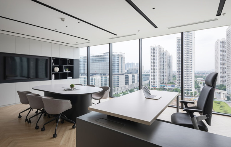 900平米科技公司新辦公室設(shè)計(jì)布局-辦公室裝修設(shè)計(jì)效果圖-第4張圖片-上海古都建筑設(shè)計(jì)集團(tuán)