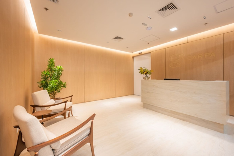 松江300平小型辦公室設計布局方案-辦公室裝修設計效果圖-第2張圖片-上海古都建筑設計集團