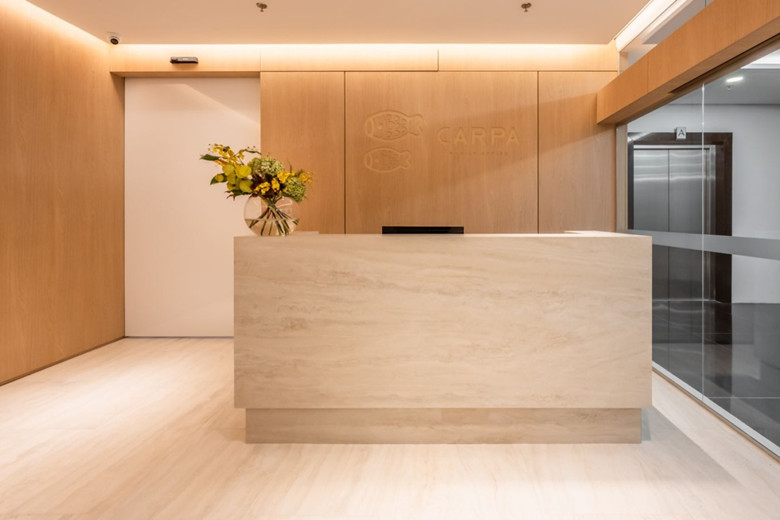 松江300平小型辦公室設計布局方案-辦公室裝修設計效果圖-第3張圖片-上海古都建筑設計集團