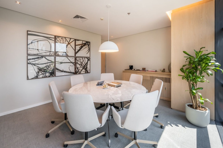 松江300平小型辦公室設計布局方案-辦公室裝修設計效果圖-第5張圖片-上海古都建筑設計集團