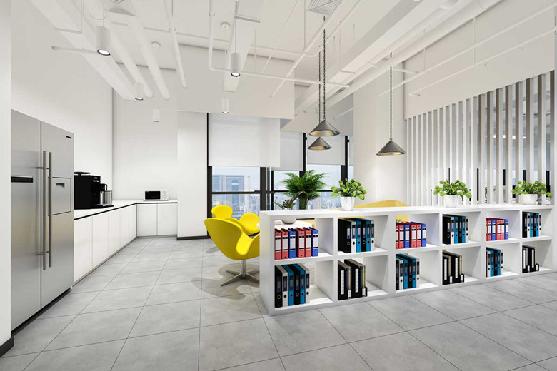 3120平米現代風格辦公室設計裝修效果-辦公室裝修設計效果圖-第1張圖片-上海古都建筑設計集團