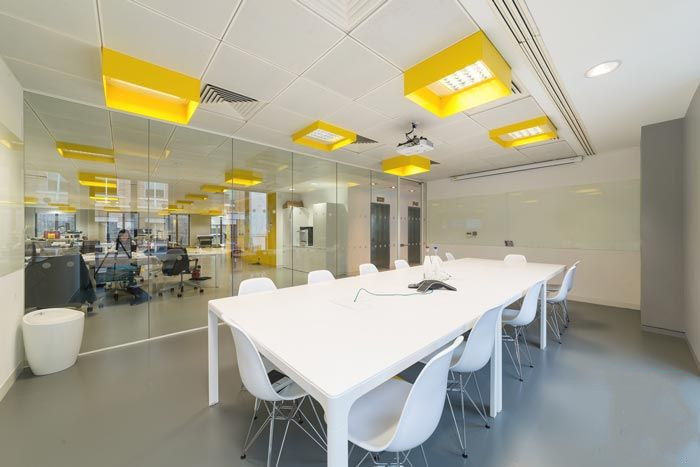 浦東870平金融服務公司辦公空間設計方案-辦公室裝修設計效果圖-第2張圖片-上海古都建筑設計集團