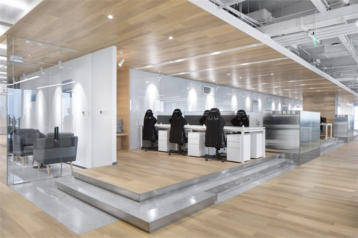 2000平廣告公司高端辦公室設計效果-辦公室裝修設計效果圖-第6張圖片-上海古都建筑設計集團