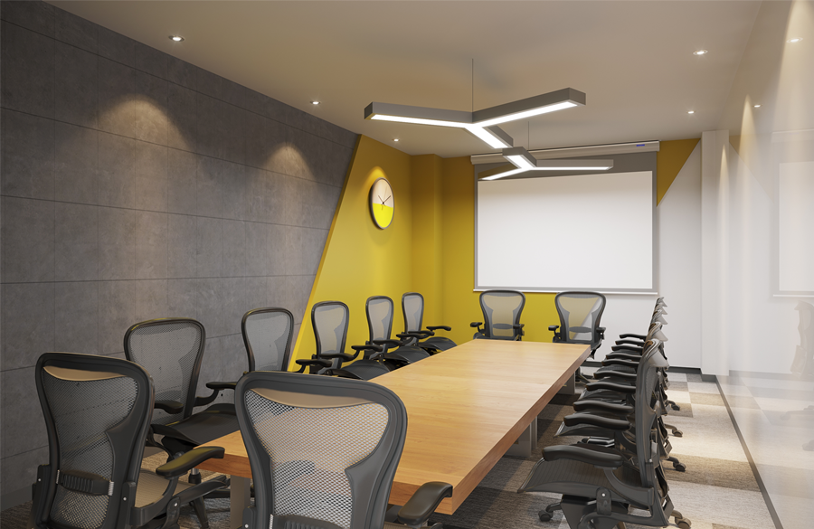 松江辦公室裝修800平國有公司辦公室-辦公室裝修設計效果圖-第3張圖片-上海古都建筑設計集團